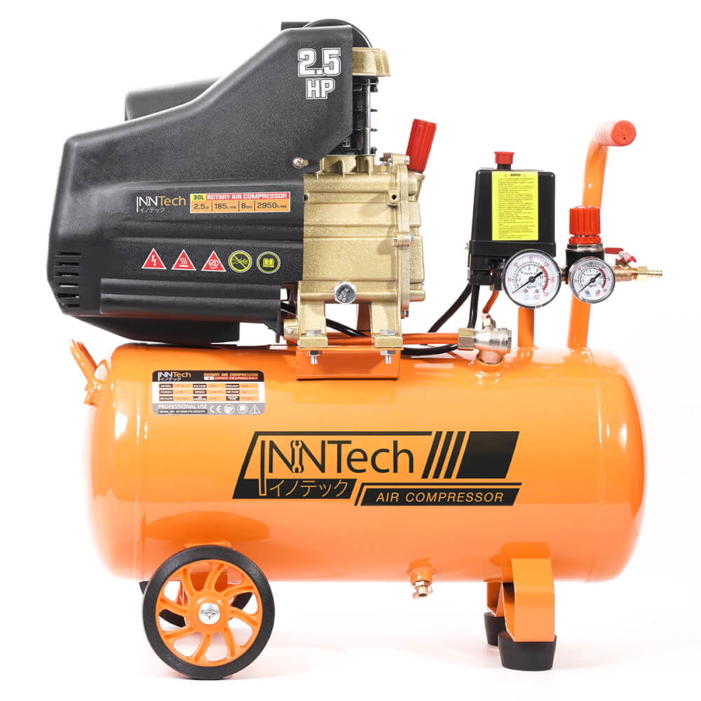 ปั๊มลมโรตารี่ InnTech รุ่น IRT-30L-R 30 ลิตร 2.5 แรงม้า